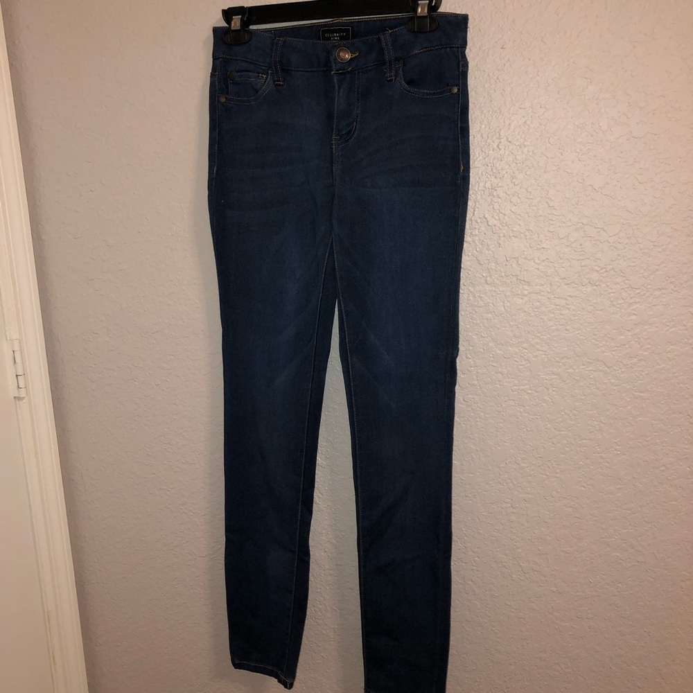 Dark wash womens jeans